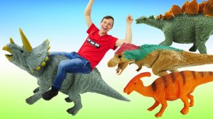 Крутые фигурки динозавры COLLECTA - Супер Крылья Джетт распаковывают новые игрушки для детей!