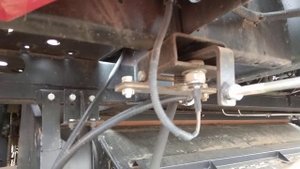 Датчик подсчёта убираемой площади на комбайне Акрос 585.