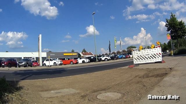 Ремонт дороги закончился. Русский магазин. Взгляд с коляски. Влог. Германия. Vlog. Neu-Ulm. Germany