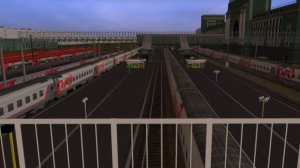Поезд 602 Бийск - Томск на станции Новосибирск-Главный #trainz12