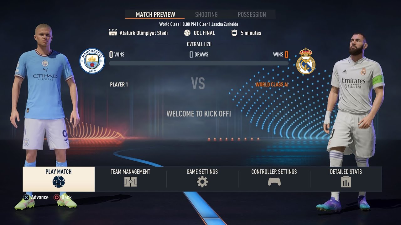 FIFA 23 - Manchester City vs Real Madrid - UEFA Champions League Final _ PS5™