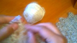 Вязание пухового платка.ч.2