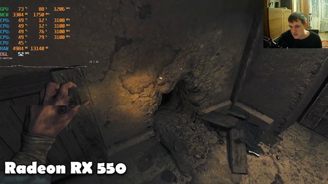 Amnesia: The Bunker на слабом пк RX550