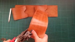 Кошелек из натуральной кожи / Портмоне своими руками / Работа с кожей /