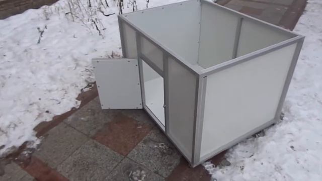 Клетка для Корги на колесиках. Размер 0,7 х 0,6 х 0,9 м.