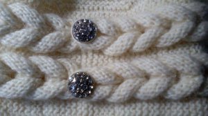 Шапочка "Роза Чайная" спицами.Часть ✓2.