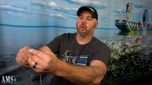 AMS Bowfishing Tying Line to the EverGlide Safety Slide