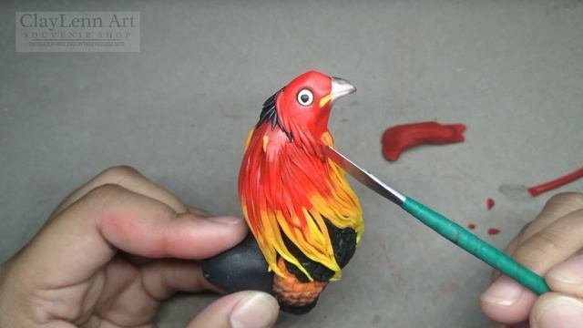 Making Chicken Cake Topper / Clay Art Tutorial / DIY Rooster Cake Topper Tutorial / Polymer Clay смотреть онлайн