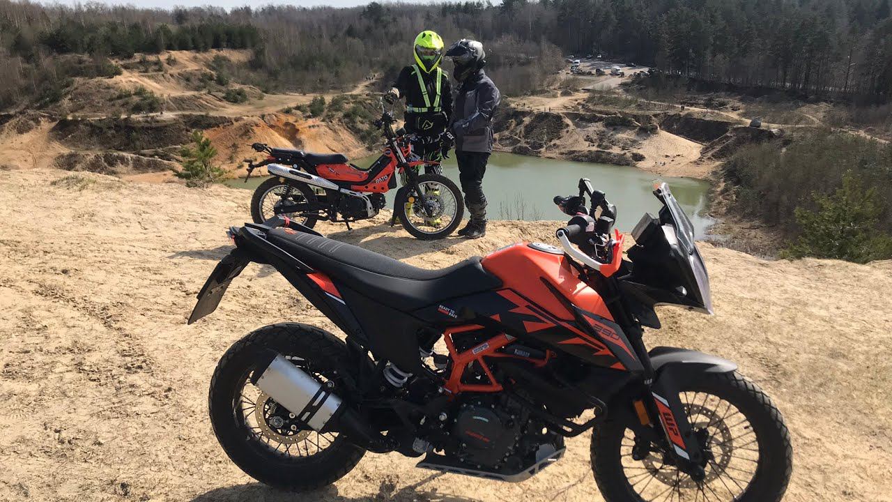 #21-3 Карьер в Туокса | KTM 390 Adventure SW | Rato Warrior | G-moto Cross X