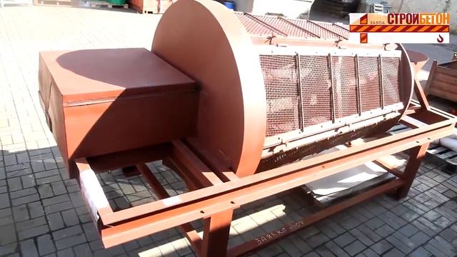 Установка для просеивания песка, круговое сито СП смотреть онлайн