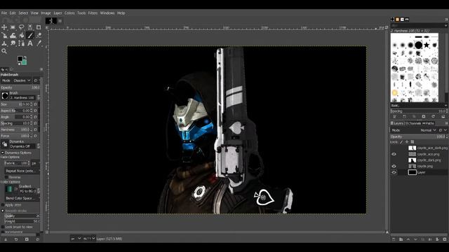 Cayde-6 Speedpaint/SFM to photoshop(GIMP) process смотреть онлайн
