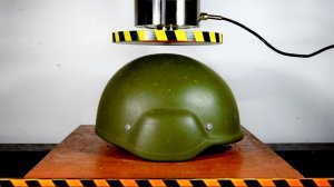 HYDRAULIC PRESS VS ARMY ARMORED HELMET