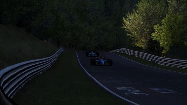 F1 1991 Ligier JS35B VS F1 1992 Ligier JS37 At Nordschleife смотреть онлайн