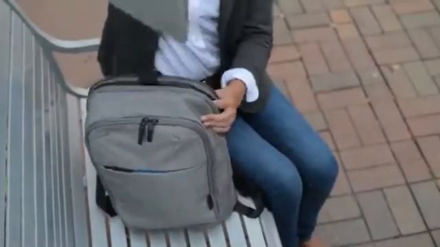 Targus CityLite Pro Modern Compact Convertible Backpack for 12-Inch to 15.6-Inch Laptop, Gre Review смотреть онлайн