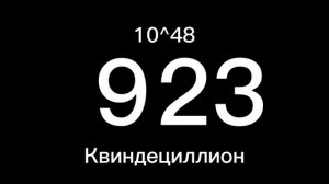 Цифры от 0 до абсолютной бесконечности [ 1 / 4 частей]
