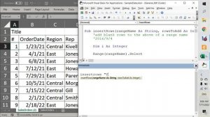 Excel Tricks 031 - How to use VBA to  insert several blank rows at specified a location?