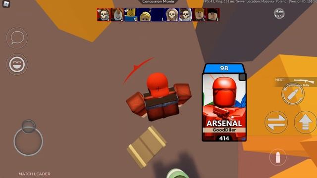 Играю В Роблокс На Телефоне... | Roblox Arsenal смотреть онлайн