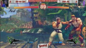 Grand Finals: YOMI Joel (Ryu) vs. Pokchop (Abel) - USF4; Capcom/Anime Week 2