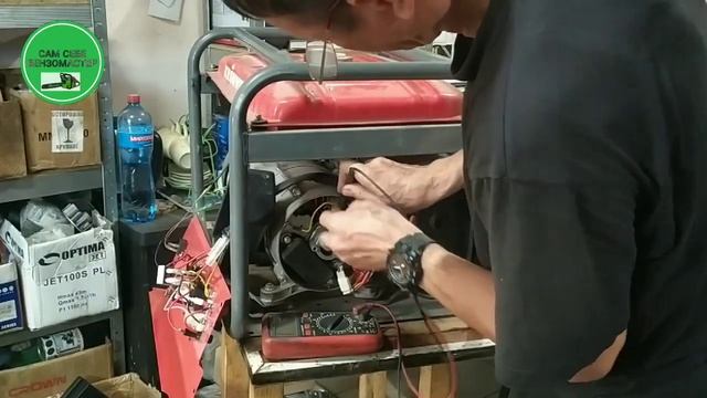 Бензогенератор не выдает напряжение. смотреть онлайн