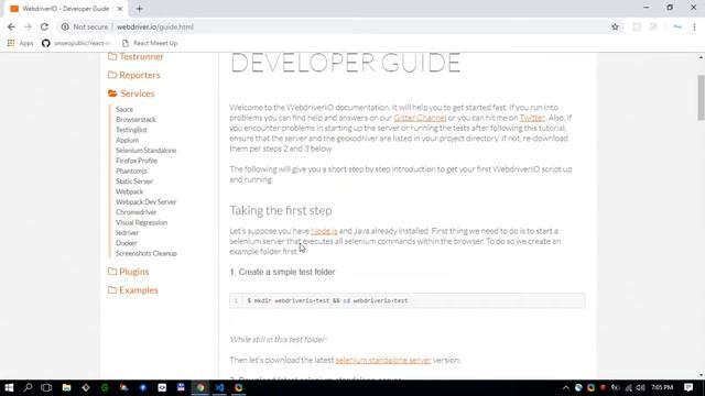 Chapter 8: Automation with Webdriver io смотреть онлайн