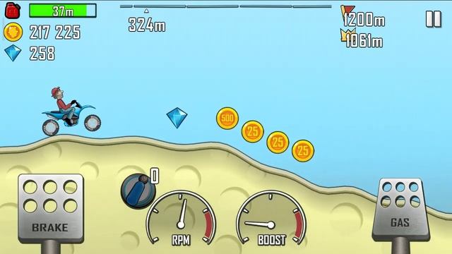Hill climb Racing - Gameplay walthrough part 8 a -bike (mi, Android)#gameplayvideo#gaming#viralvide смотреть онлайн
