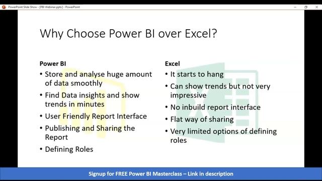 Power BI Vs. Excel смотреть онлайн