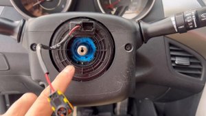 Hyundai elantra avante 5 gen md/ud how to change Steering Wheel Clock Spring assy замена шлейф руля