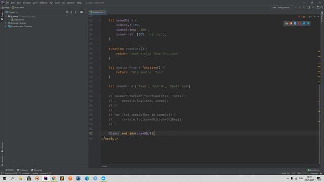 Javascript и Vuejs для Laravel 3. Условные и цикличные операторы в javascript. Концепция объектов