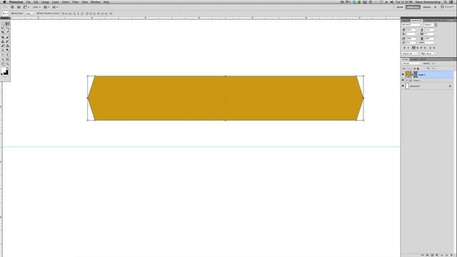 Creating Banner Shapes In Photoshop смотреть онлайн