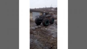 квадроцикл на колесах низкого давления