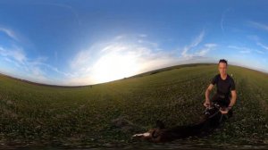 Верховая езда карьером 360 5K | Horseback riding 360 5K