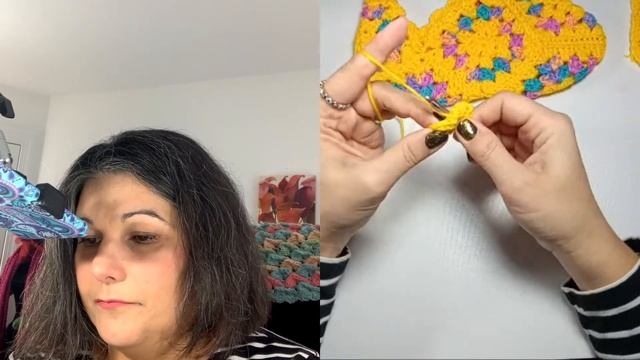 Recorded Live: Make Along granny squares. First Live Stream Granny Squares for Slippers смотреть онлайн