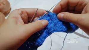 МК"КОЛОКОЛЬЧИК"Вяжем кофту для куклы Беби Бон/1 часть/Вяжем одежду для кукол