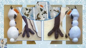 Снеговик - связать крючком