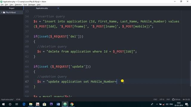 Lecture - 33 - Update Query - SQL - Updation Of Data From Database using Form - PHP & MySql Series смотреть онлайн