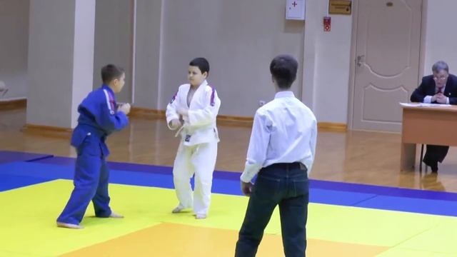 Новогодний турнир по дзюдо, Виталик С. против Данила В. смотреть онлайн