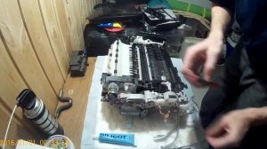 Сannon Pixma mg5320, 5340 сборка "памперса"