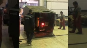 Вот как убирать снегоход в прицеп