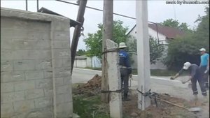 Строительство Ли́ния элѐктропереда́чи (ЛЭП)    ВЛ до 1000-2000 В ЛЭП 220-380 В 19 мая 2018 год