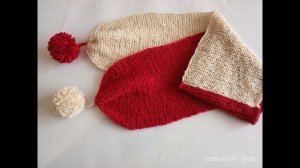 Вяжем шарф спицами. Красивый и удобный для девочки. Вяжем с открытым краем