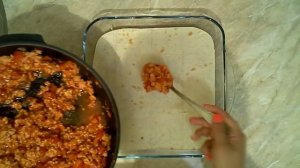 Запеканка из лаваша с фаршем