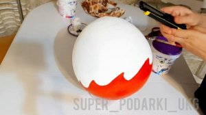 Большой киндер сюрприз своими руками.как сделать киндер гладким. Масса для киндера оформление