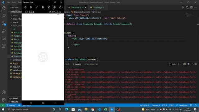 React Native Tutorial for Beginners in Hindi | StatusBar смотреть онлайн