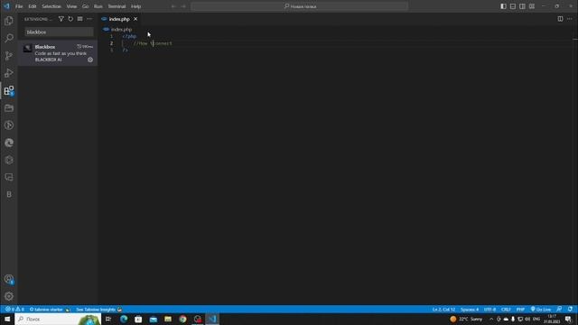 Как установить BlackBox на VScode. How to install BlackBox on VScode (2023)