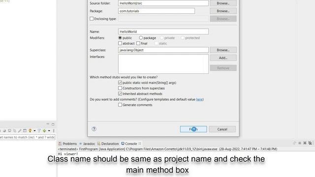 How To Create Your First Java Project in Eclipse in 2022