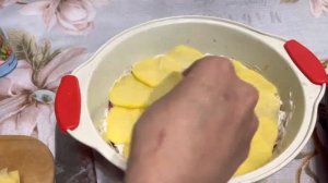 обалденный ужин . мясо по-французски в духовке