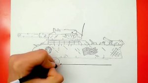 Как нарисовать танк ратте || How to draw a ratte tank?