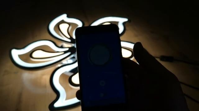 Привязка телефона и управление светодиодной управляемой люстрой с приложения смотреть онлайн