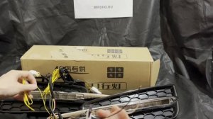 Обзор на ДХО для Chevrolet Cruze 9 диодов с поворотниками