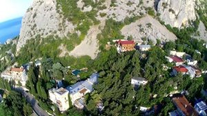 Симеиз - обзор с высоты птичего полёта.